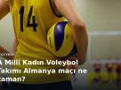 Kapalı salonda voleybol sahası — Türkiye Almanya çeyrek final maçı bilgisi