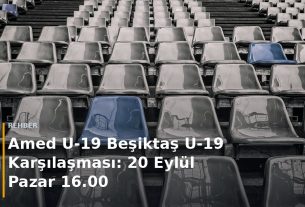Amed U-19 Beşiktaş U-19 Karşılaşması: 20 Eylül Pazar 16.00 kapak görseli